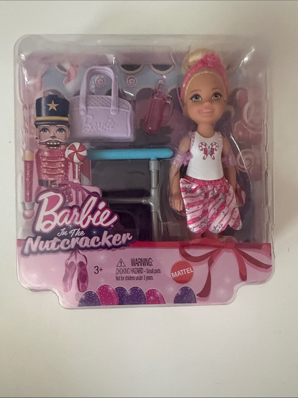 Barbie Pink & Lavender Nutcracker Doll Accessory Set